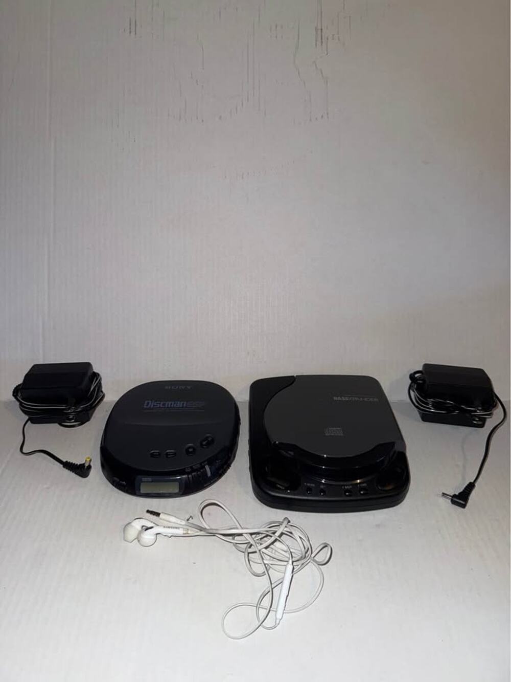 Sony Discman ESP D-242CK and Sanyo BassXpander CDP-41 Portable CD Players